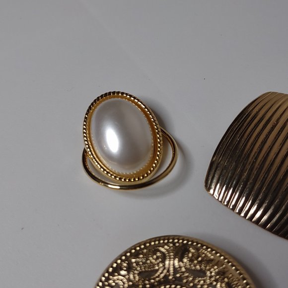 Lot Of 6 Lightweight Metal Scarf Clips - Picture 6 of 16